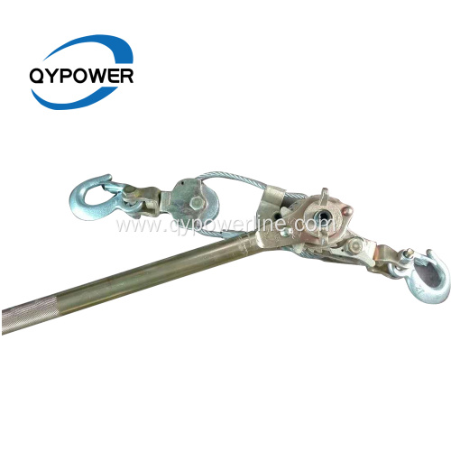 Ratchet puller with wire rope